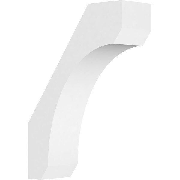 Ekena Millwork 5"W x 16"D x 22"H Standard Legacy Architectural Grade PVC Knee Brace BRCP05X16X22LGY - main